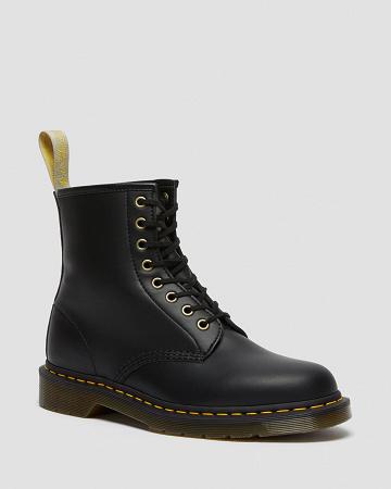 Botas con Cordones Dr Martens Vegan 1460 Felix Mujer Negros | MX 558QMA